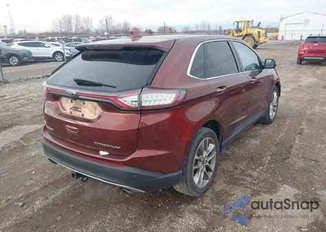 2015 Ford Edge Titanium z USA, uszkodzony, nr VIN 2FMPK3K86FBB00524